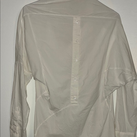 All Saints Cream Button Down Shirt - Picture 10 of 11
